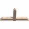 Ekena Millwork Eugene Smooth Timber Gable Bracket, Douglas Fir, 60"W x 30"H x 5 1/2"D x 5 1/2"F, 12/12 Pitch GBW060X30X0606EUG00SDF - alternate 4